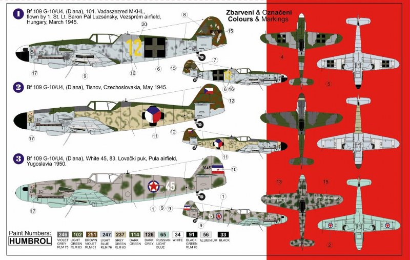 Messerschmitt Me109G-10 Diana