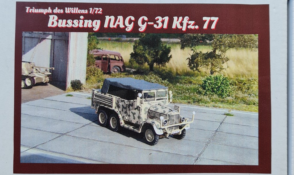 Kfz 77 Büssing NAG G-31