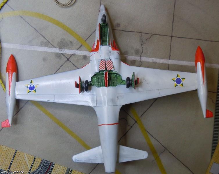 Lockheed F80C Shooting Star "Arlequim" do Brazil