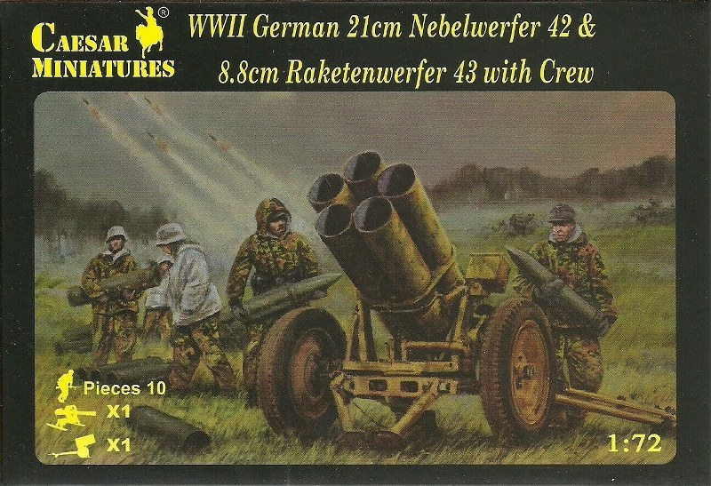 Nebelwerfer 42 210mm, 8.8cm Raketenwerfer 43 & Crews