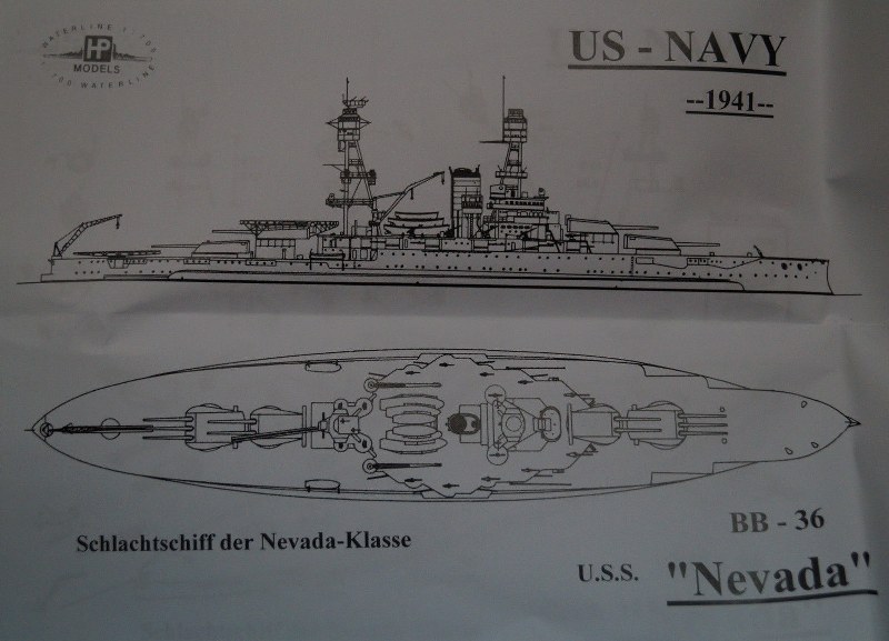 USS Nevada BB-36 1941