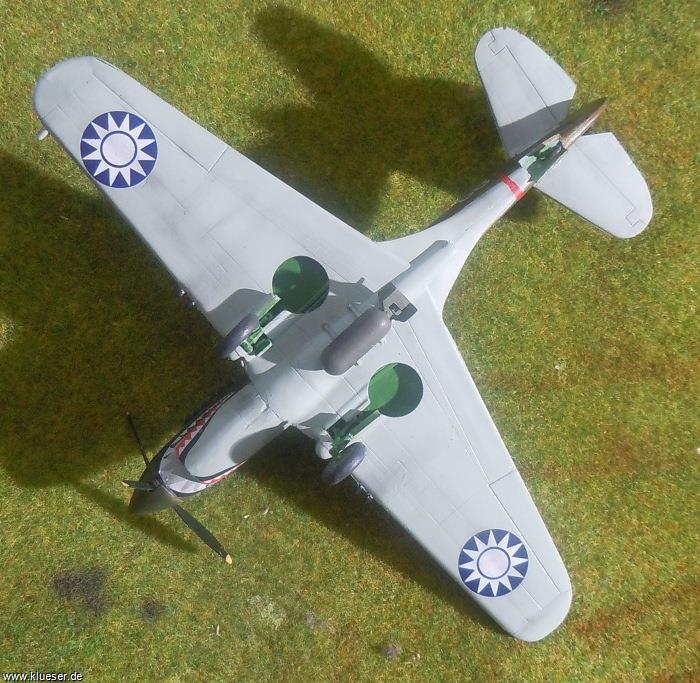 Curtiss P40B Tomahawk Flying Tiger