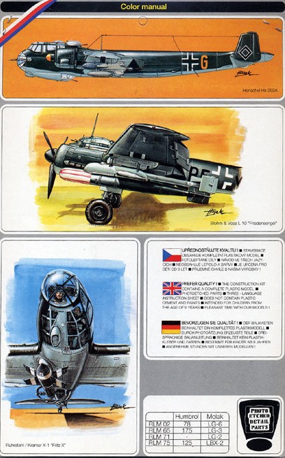 Fritz X (Ruhrstahl/Kramer X-1), Blohm & Voss Bv 246 Hagelkorn, Blohm & Voss Bv L10 Friedensengel, Henschel Hs 293