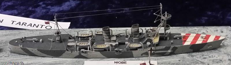 Niobe 1943 in the Aegean Sea. Model of the SIM Stuttgart, taken in Leipheim 2016-05-28