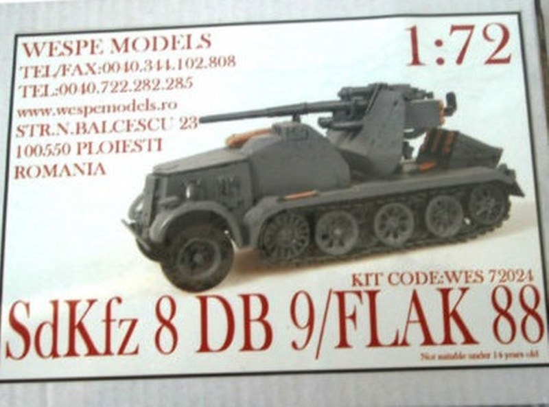 Sd.Kfz. 8 DB9 /w Flak 88