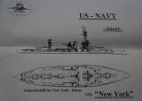 USS New York BB-34 1944/45